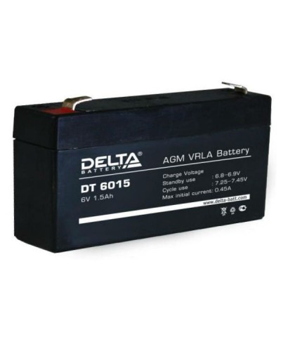 Аккумулятор свинцово-кислотный Delta DT 6015 в Королеве Электротехническое оборудование Pintop.ru