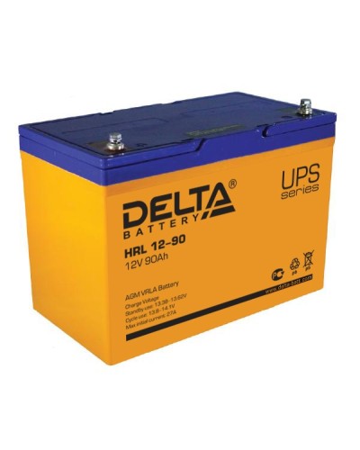 Аккумулятор свинцово-кислотный Delta HRL 12-90 в Королеве Электротехническое оборудование Pintop.ru
