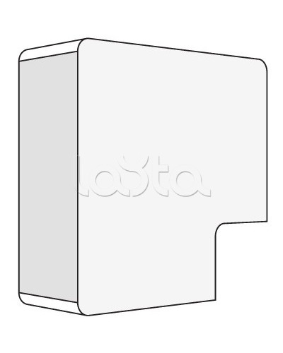 Угол плоский для миниканалов TMC AMP 15x17 DKC 00414 в Королеве Аксессуары для кабель-канала Pintop.ru