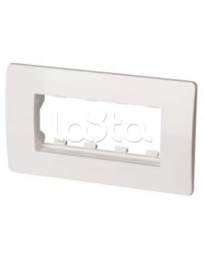 Каркас в сборе с рамкой под 4 модуля VIVA (для монтажа ЭУИ в коробки код 10143) DKC 10245 в Королеве Аксессуары для кабель-канала Pintop.ru