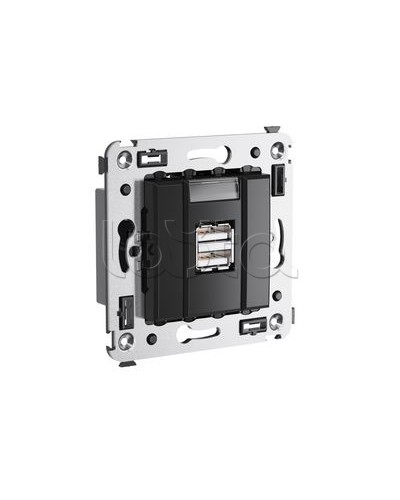 Устройство зарядное Avanti, Черный квадрат DKC 4402543 в Королеве Блоки розеток Pintop.ru