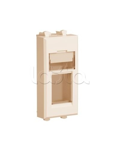 Адаптер для Keystone Ванильная дымка Avanti, 1 мод DKC 4405201 в Королеве Аксессуары для стоек и шкафов Pintop.ru