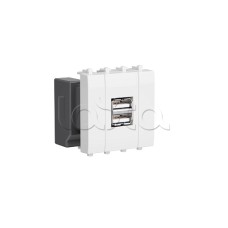 Устройство зарядное "Ванильная дымка", "Avanti", 2.1А, 2 мод. DKC 4405542