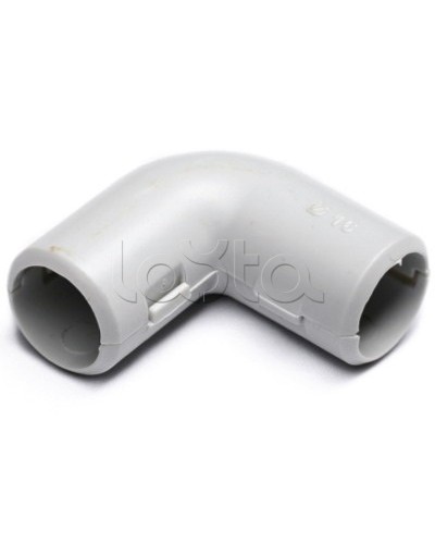 Колено открывающееся, 90 градусов 32 DKC (50532) - Колено открывающееся 90°, номинальный ф32мм, пластик, IP40, RAL 7035 в Королеве Повороты, муфты, тройники Pintop.ru