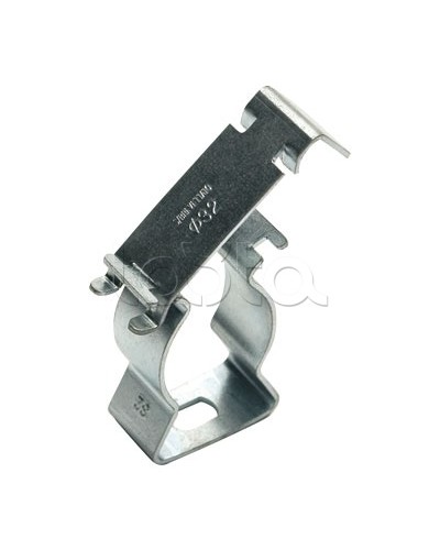 Держатель с крышкой D32, оцинкованная сталь DKC (6044-A32) в Королеве Держатели, клипсы, скобы Pintop.ru