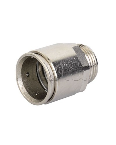 Муфта труба-коробка д.63мм, IP66/IP67, М63х1,5, никелированная латунь DKC 6111-A63N в Королеве Повороты, муфты, тройники Pintop.ru