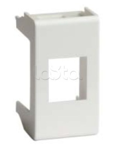 Адаптер для информационных разъемов SIEMON, белый, 1мод. DKC 76608B в Королеве Аксессуары для стоек и шкафов Pintop.ru