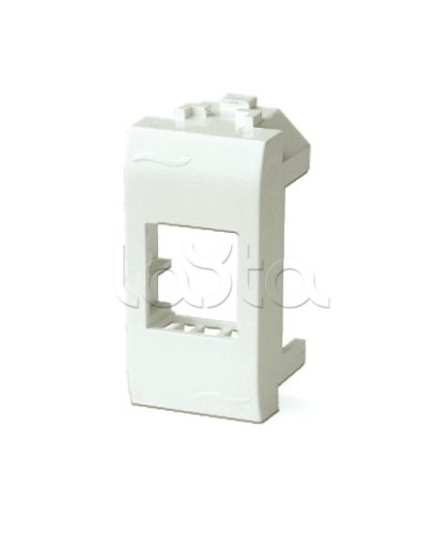 Адаптер для информационных разъемов Systimax, белый, 1мод. DKC 76609B в Королеве Аксессуары для стоек и шкафов Pintop.ru