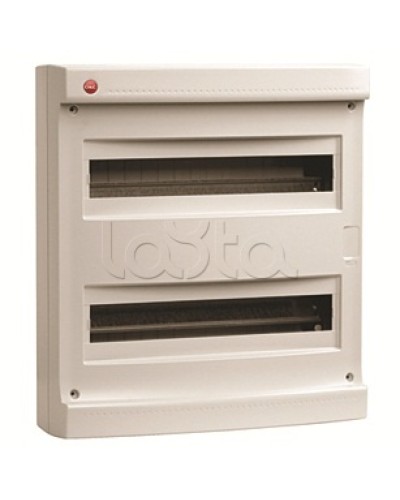 Щиток настен.без двер.36мод.,IP40,сер.,с усил. клем.блок.2х87312 DKC 83736 в Королеве Боксы для автоматов Pintop.ru