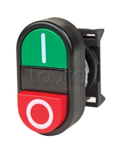 Кнопка двойная плоская с линзой для подсветки DKC ABFLM в Королеве Кнопки выхода Pintop.ru