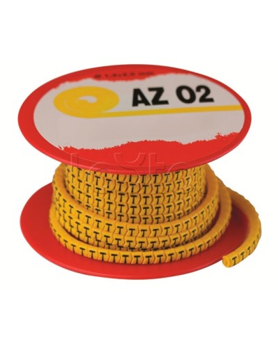 Колечко маркировочное E, 2.5-4мм. черное на желтом DKC AZO3EEBY в Королеве Крепежные изделия Pintop.ru