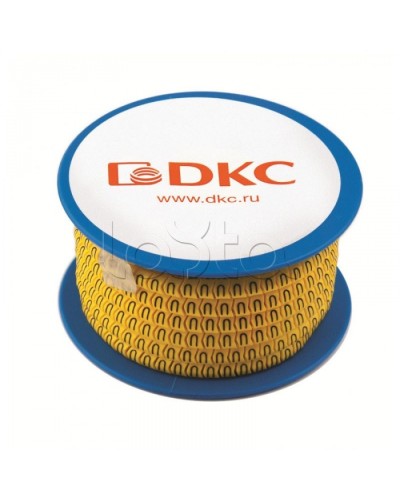 Колечко маркировочное +, 4-8мм. черное на желтом DKC AZS410BY в Королеве Крепежные изделия Pintop.ru