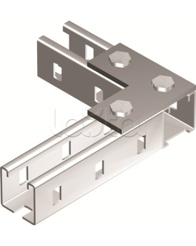Пластина соединительная L-обр., длина 90х90 мм, 3отв., горячеоцинкованная DKC BMD1021HDZ в Королеве Крепежные изделия Pintop.ru