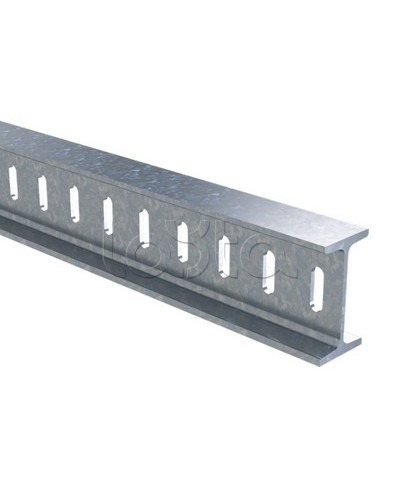 Профиль I-образный 50х100, L2000, толщ.4,5 мм, горячеоцинкованный DKC BPM5020HDZ в Королеве Аксессуары для стоек и шкафов Pintop.ru