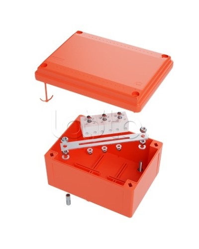 Коробка пластиковая FS с гладкими стенками и клеммниками DKC IP56 100х100х50мм FSB10404 в Королеве Распределительные коробки Pintop.ru