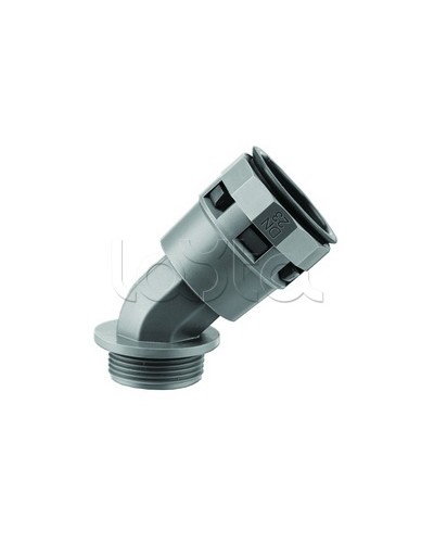 Муфта 45 грд. труба-коробка DN 29 мм, М32х1,5, полиамид, цвет черный DKC PAL29M32N в Королеве Повороты, муфты, тройники Pintop.ru