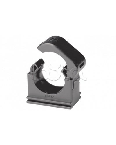 Держатель с крышкой DN 7 мм, полиамид, цвет чёрный DKC PASW07N в Королеве Крепежные изделия Pintop.ru