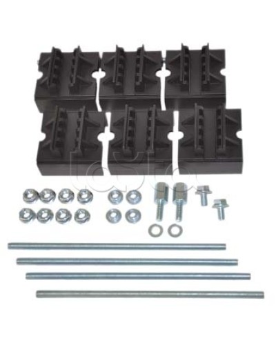 Набор держателей, для шин толщиной 10мм, 1-3 шины на полюс, 3 полюса DKC R5BSEV3/10T в Королеве Повороты, муфты, тройники Pintop.ru
