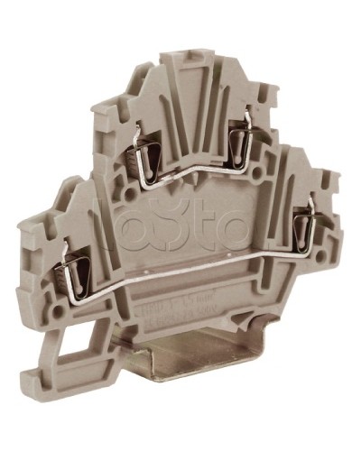 Зажим, серый, 1,5 кв.мм DKC ZHD200GR-RET в Королеве Держатели, клипсы, скобы Pintop.ru