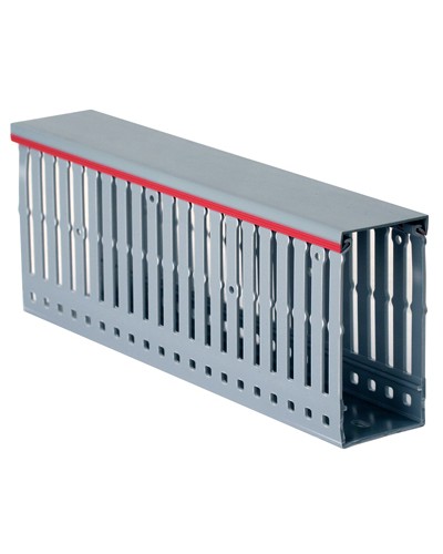 Короб перфорированный, серый RL12 40x40 мм DKC 00134RL в Королеве Кабельные лотки Pintop.ru