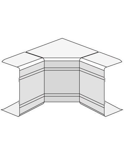 Угол внутренний изменяемый (70-120°) NIAV 100x80 мм DKC 01733 в Королеве Аксессуары для кабель-канала Pintop.ru