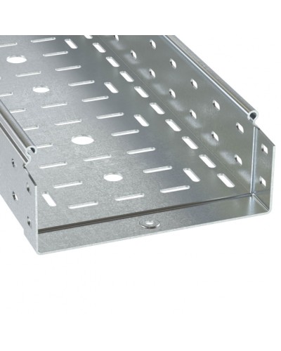 Лоток перфорированный 200х80 L3000 толщ.1,0 мм, горячеоцинкованный DKC (3530410HDZ) в Королеве Кабельные лотки Pintop.ru