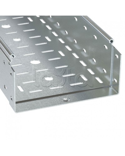 Лоток перфорированный 300х100 L=3000мм толщина 1.0мм горячеоцинкованный DKC 3534410HDZ в Королеве Кабельные лотки Pintop.ru