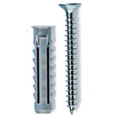 Саморез 4.5х40 мм с дюбелем V6 (100 шт/уп) DKC CM06522