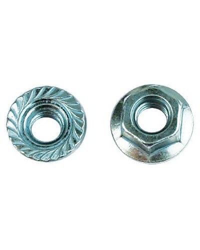 Гайка с насечкой, препятствующей откручиванию М10, нержавеющая сталь DKC CM101000INOX в Королеве Крепеж Pintop.ru