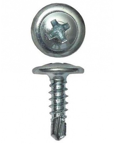 Саморез с пресс-шайбой 4.2x19 острый DKC CM275019 в Королеве Крепеж Pintop.ru