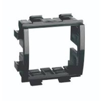 Каркас под 2 модуля "Brava", чёрный DKC (F0000MB)