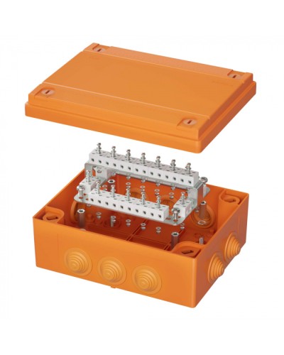 Коробка пластиковая FS с кабельными вводами иклеммниками DKC (FSB414004) в Королеве Распределительные коробки Pintop.ru