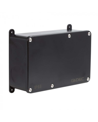 Коробка индустриальная 203х128х69 мм, IP68 с гладкими стенками, черная DKC P68M4017 в Королеве Распределительные коробки Pintop.ru