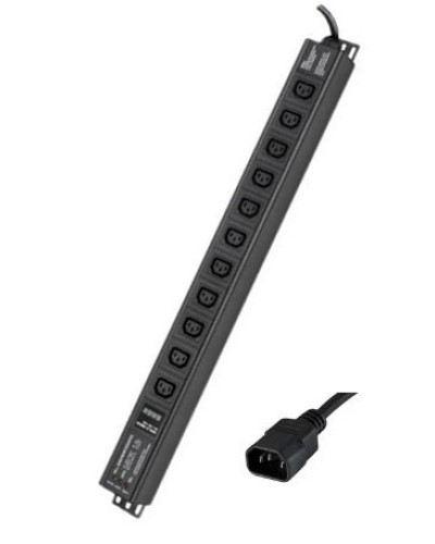 Блок распределения питания вертикальный для 19 шкафов DKC R5VIEC11CDOP в Королеве Блоки розеток Pintop.ru