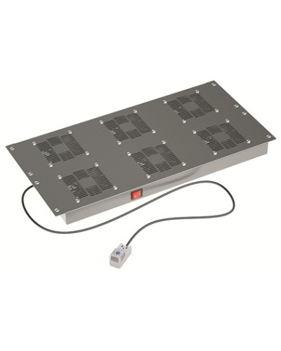 Потолочный вентиляторный модуль, с термостатом 6 вент. для крыши Ш=800мм DKC R5VSIT8006FT в Королеве Вентиляторные модули Pintop.ru