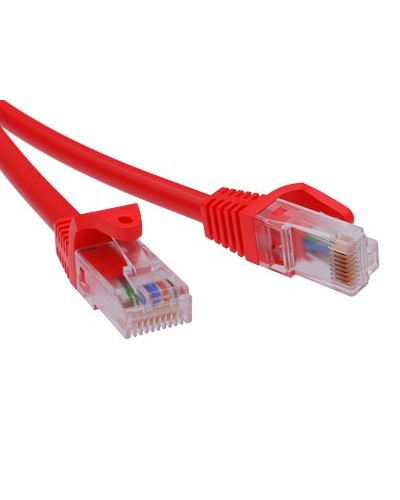 Патч-корд неэкранированный CAT6 U/UTP 4х2, LSZH, красный, 1.5м DKC RN6UU4515RD в Королеве Патчкорды (медные) Pintop.ru