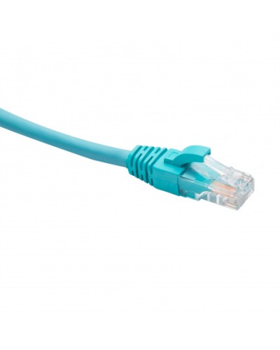 Шнур коммутационный U/UTP категория 5e LSZH нг(А)-HF 1,0 м, бирюзовый Datarex DR-181607 в Королеве Патчкорды (медные) Pintop.ru
