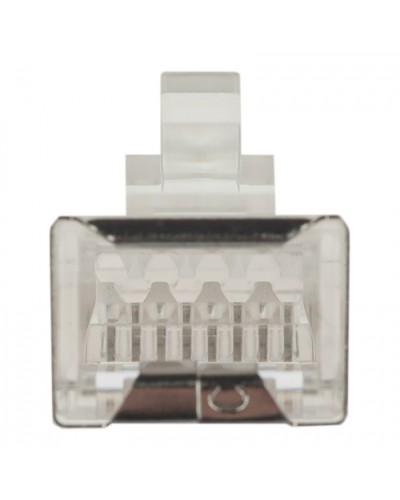 Коннектор (вилка) FTP кат.6 8P8C универсальная, 15U, 3 зубца, упак 100 шт Datarex DR-3005 в Королеве Коннекторы Pintop.ru