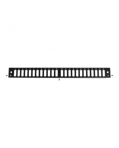 Панель лицевая для выдвижной оптич. полки, 24 SC Duplex/24 LC Quadra, черный Datarex DR-546145 в Королеве Патч-панели Pintop.ru