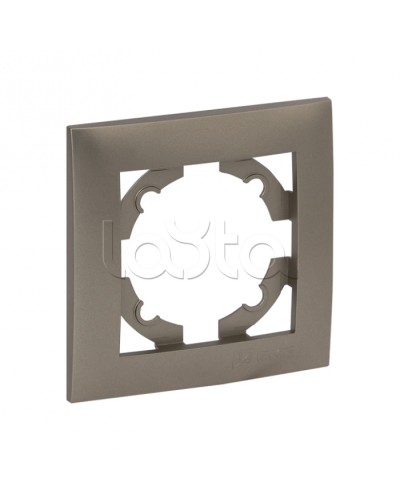 Валенсия Рамка 1-местная кашемир EKF (EWM-G-301-40) в Королеве Аксессуары для кабель-канала Pintop.ru