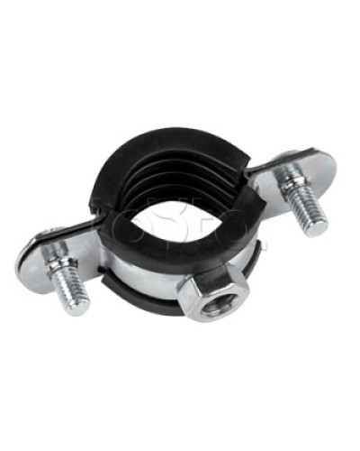 Хомут стальной 1 1/2 (47-52 мм), с уплотнителем EKF (hsu1112) в Королеве Крепежные изделия Pintop.ru