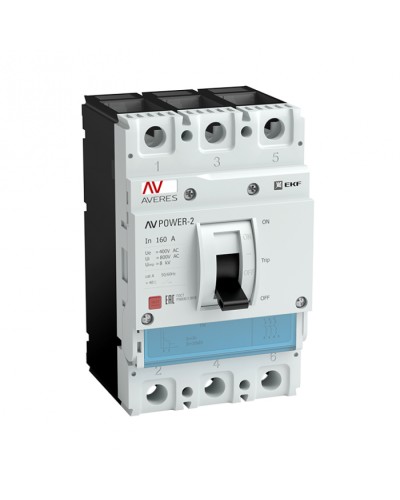 Автоматический выключатель AV POWER-2/3 100А 80kA TR EKF AVERES (mccb-23-100H-TR-av) в Королеве Электротехническое оборудование Pintop.ru