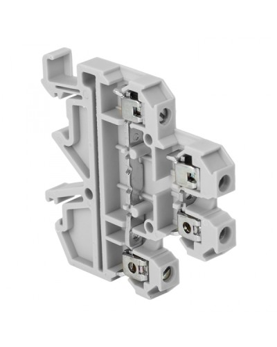 Клемма винтовая двухуровневая JXB-4/35 серая EKF (plc-jxb-2-4/35gy) в Королеве Клеммные колодки Pintop.ru