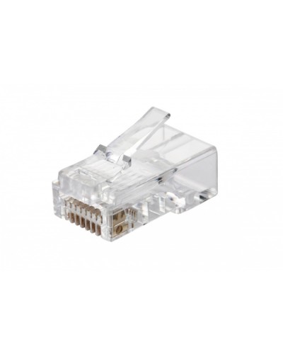 Вилка RJ45 Q-PLUG, категория 6, UTP, для полевой установки, без цвета, упаковка 50 штук Eurolan (13A-U6-11WT) в Королеве Коннекторы и разъемы Pintop.ru