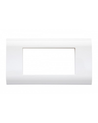 Рамка для модулей 22,5x45,0 мм 4 модуля, белая Eurolan (16M-00-04WT) в Королеве Комбинированные настенные розетки Pintop.ru