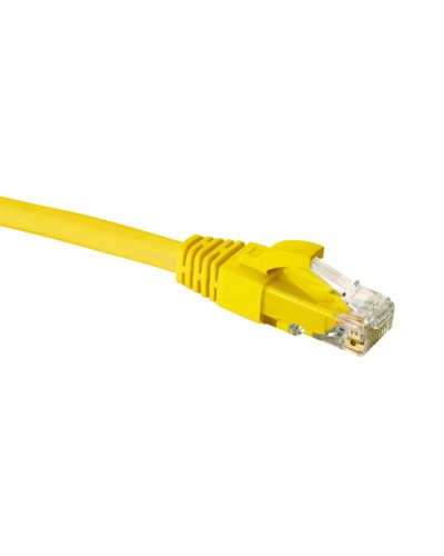 Патч-корд категории 6 UTP 4 пары RJ45-RJ45, желтый, 1м, LSZH (21D-U6-01YL) EuroLAN в Королеве Патчкорды (медные) Pintop.ru