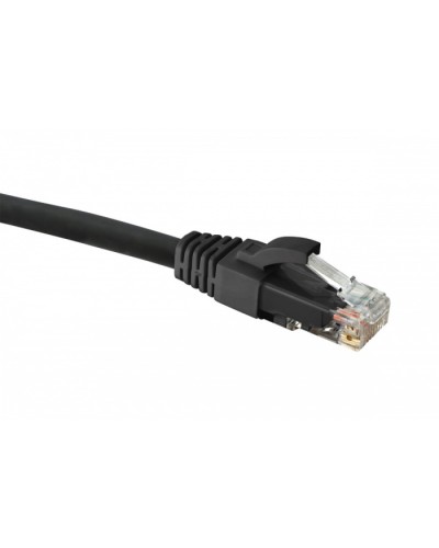 Коммутационный шнур категории 6 U/UTP, LSZH, 1,5 м, черный Eurolan (21D-U6-1EBL) в Королеве Патчкорды (медные) Pintop.ru