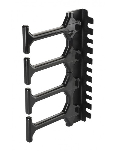 Вертикальный организатор Zero-U, 4U, с пластиковыми пальцами (2 шт) Eurolan (60A-18-04-16-09BL) в Королеве Кабельные органайзеры Pintop.ru