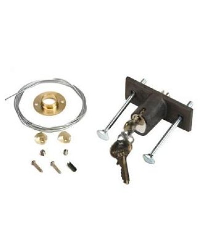 Замок дистанционной разблокировки потолочного привода с ключом №1 Faac 424591001 в Королеве Запчасти для шлагбаумов и автоматики Pintop.ru