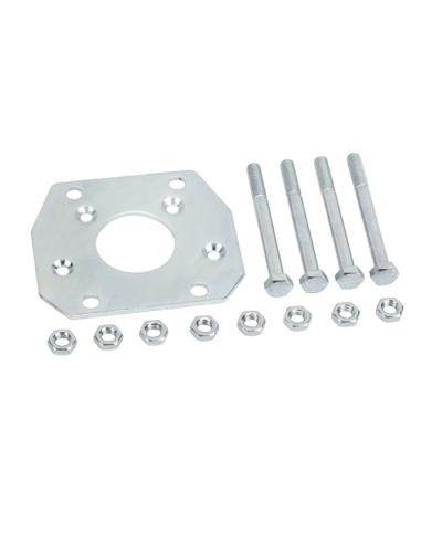 Пластина монтажная с анкерами для стойки Faac 737100 в Королеве Запчасти для шлагбаумов и автоматики Pintop.ru